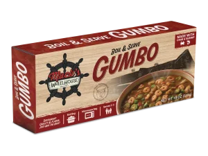 Carton of Mack's Boil and Serve Gumbo, 18 oz